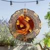 10-Inch Hanging Wind Spinner, Artistic Kinetic Outdoor Wind Chime with 360° Hook, Elegant Garden and Lawn Accent, Classic Gift for Friends