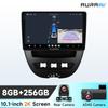 OSSURET Intelligent 2K Screen Carplay Android Auto for Peugeot 107 2005 Citroen C1 2014 Toyota Aygo Car Infotainment Multimedia Player GPS Bluetooth