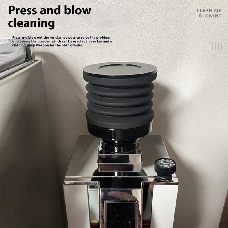 Universal Coffee Grinder Dose Hoppers Featuring Heat Resistant Metal Construction And Airflows for MMG Cleaning System