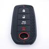 Silicone Auto Remote Car Key Case Cover For Toyota Chr Hilux Fortuner Land Cruiser 200 Camry Corolla Crown Rav4 Highland