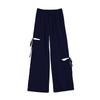 Overalls Women's Spring and Summer New Products High-end High-waisted Babes Small Casual Sports Wide-leg Straight Pants