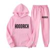 Men's HOODRICH Letter Print Casual Hoodie Sweatshirt Set - Sportswear