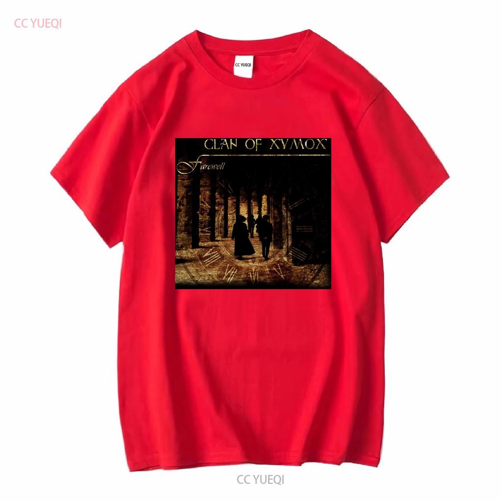 Rara Nuova T-shirt Nera Clan Of Xymox Unisex Tutte le Taglie S 2345xl 1p150 Lavata Vintage Versatile Casual Leggermente di Design