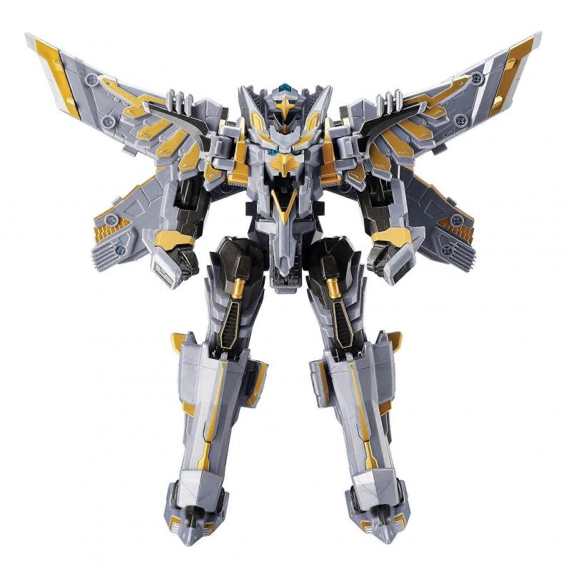 Transforming Robot Toy 9 Inch Dual Mode Vehicle to Robot Martial Arts Action Figure Black