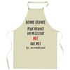 Kitchen Apron - Guy That Doesn't Exist - Thick Cotton - Printed In France - Humorous Pattern