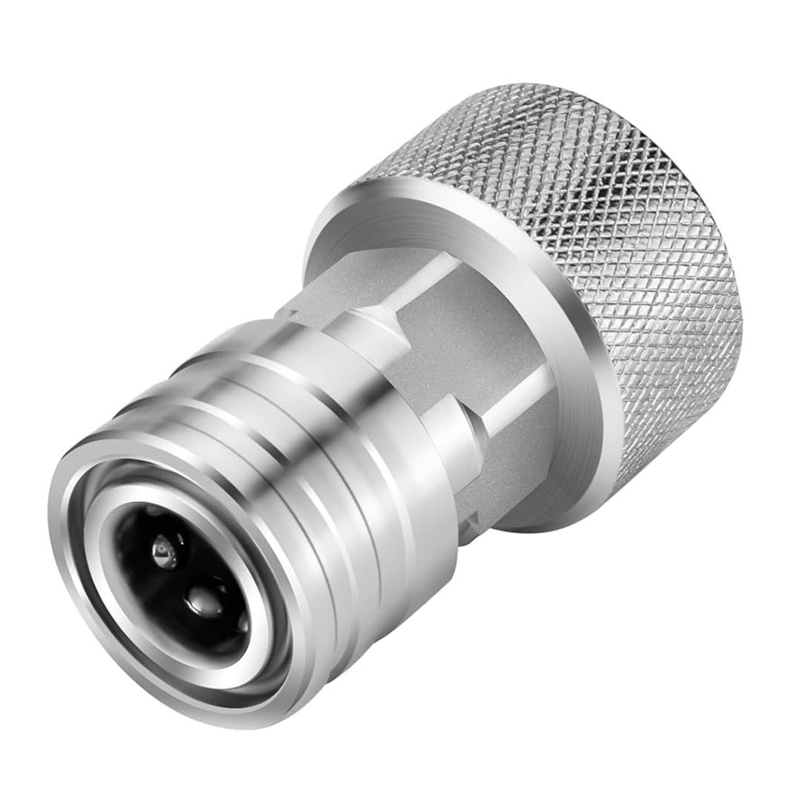 

Convert Water Hose To Power Washer Connector Stainless Steel Attachment Car Washing Nozzle & Hose Attachment