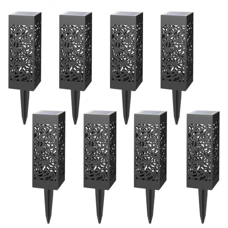 Solar LED Pathway and Garden Light with Hollow-Out Design