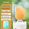 3D Mini Fruit Popsicle Mold - Mango, Peach, Lychee, Strawberry, Cantaloupe, Orange