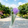 Twist Stick Tulip Bouquet Suede Texture Artificial Tulip Flowers in Pipe Cleaners Tulip Flowers Bouquet Long-Lasting Simulation Tulips for