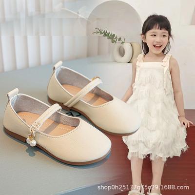 Soft Sole Princess Shoes for Girls, Hanfu Ballet Flats, Fashionable and Versatile Toddler Shoes
