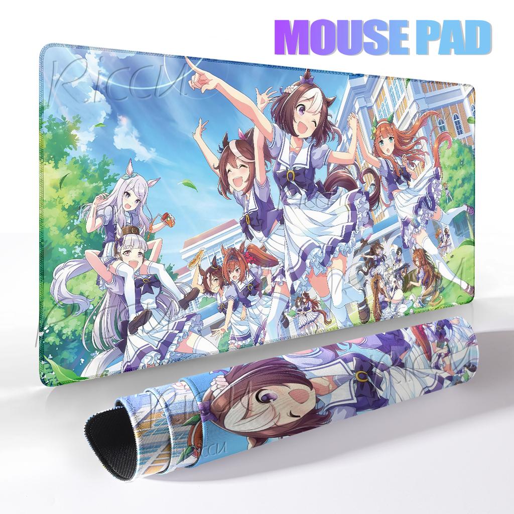 Pretty Girl Anime Game Mouse Pads Umamusume Desk Mats Large Extended Anti-slip Pads Gaming Accessories Computer Keyboard Carpets