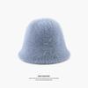 Rabbit Fur Plush Basin Hat Enlarged Hat Women's Winter Versatile Face Covering Warm Bucket Bucket Hat