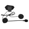 BT12 Motosiklet BT Kulaklık Kask Kulaklık Mikrofon ile Motosiklet BT Interkom Telefon Görüşmesi için