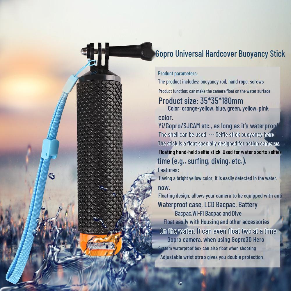 Perche à selfie flottante GoPro: Stabilisateur de caméra sous-marine et bâton de flottabilité pour la plongée