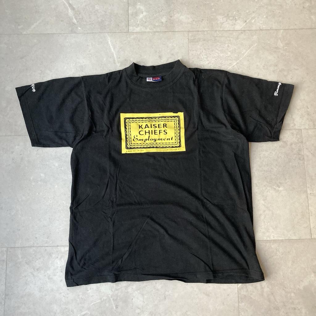 vintage kaiser chiefs employment mtv britpop rock band tee size large