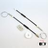 EWR969 Vinduesregulator Reparationssæt Bageste Højre til Mercedes S-klasse W140 1992-1999 4-dørs Sedan 1407301246