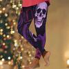 Women's Leggings Vintage Fashion Casual Ankle-Length High Waist  Halloween Golden Floral Skull  Printing Thermal Warm Soft Breathable Micro-elastic