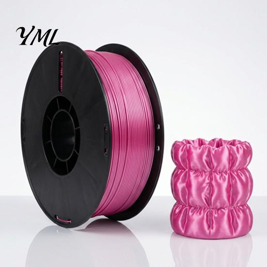 3D Printer Filament Silk PLA 1.75mm, 1Kg Spool, Low Warping Shrinkage for Printing Projects, Neatly Wound 3d Model Material