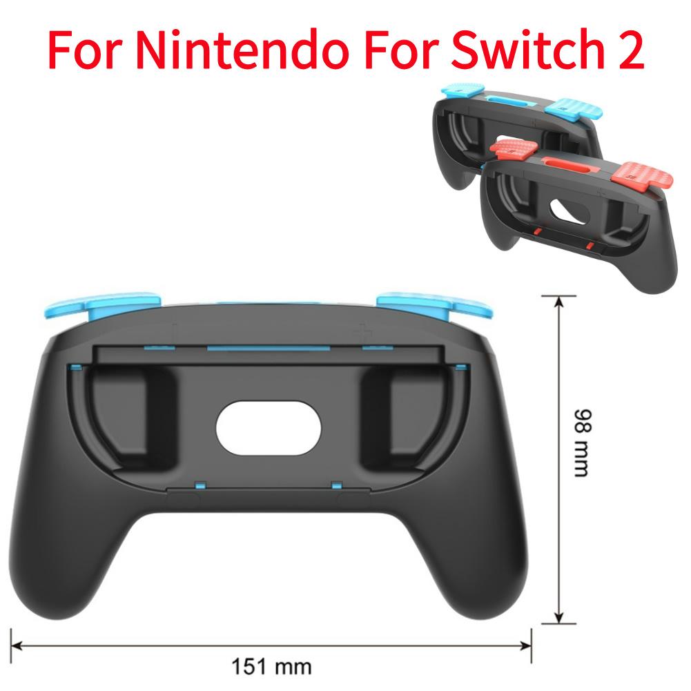 2Pcs Tennis Racket For Nintendo/OLED Joy-Con Sports Games For Switch 2 Tennis Racquet Grip Controller with Wrist Strap Game Part