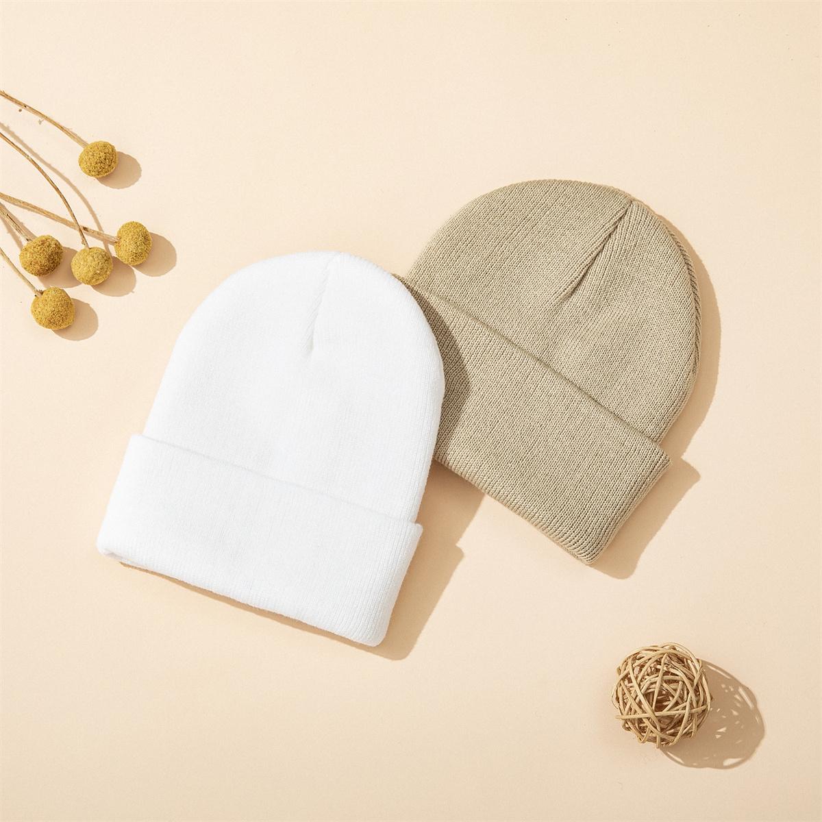 

2 шт. новая корейская детская однотонная теплая вязаная шапка для детей 0-2 лет, детские осенне-зимние шапки для маленьких мальчиков и девочек, шапка без полей, шапка One Size