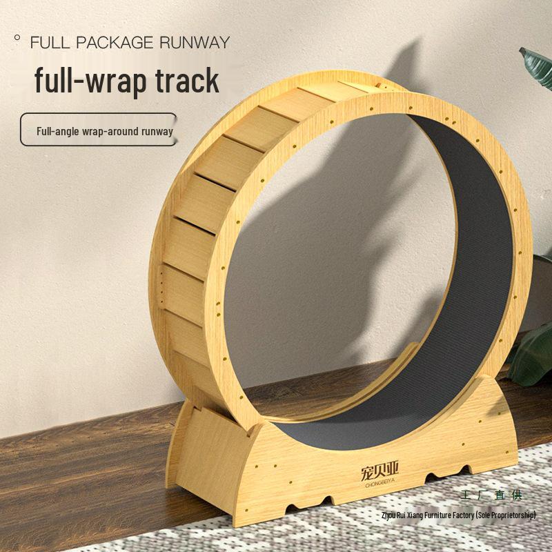 Silent Cat Treadmill: Anti-Pinch High Fiber Climbing & Exercise Wheel