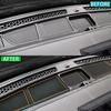 Dash Cover Tray For Ford Bronco Accessories - 2024 2025, Dashboard Compartments Mat, Anti-Slip Silicone Ert, Anti Dust Interior Dash Pad Liner For