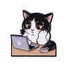 Cartoon Cat Enamel Pin Cute Mouse Brooch Pines Lapel Pins Badge On Backpack Clothing Accessories Funny Jewelry Friends Gifts