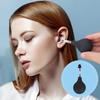 Silicone Ear Pressure Regulator, Portable Ear Pressure Relief Tool, Ear Pressure Adjuster for Flights, Altitude