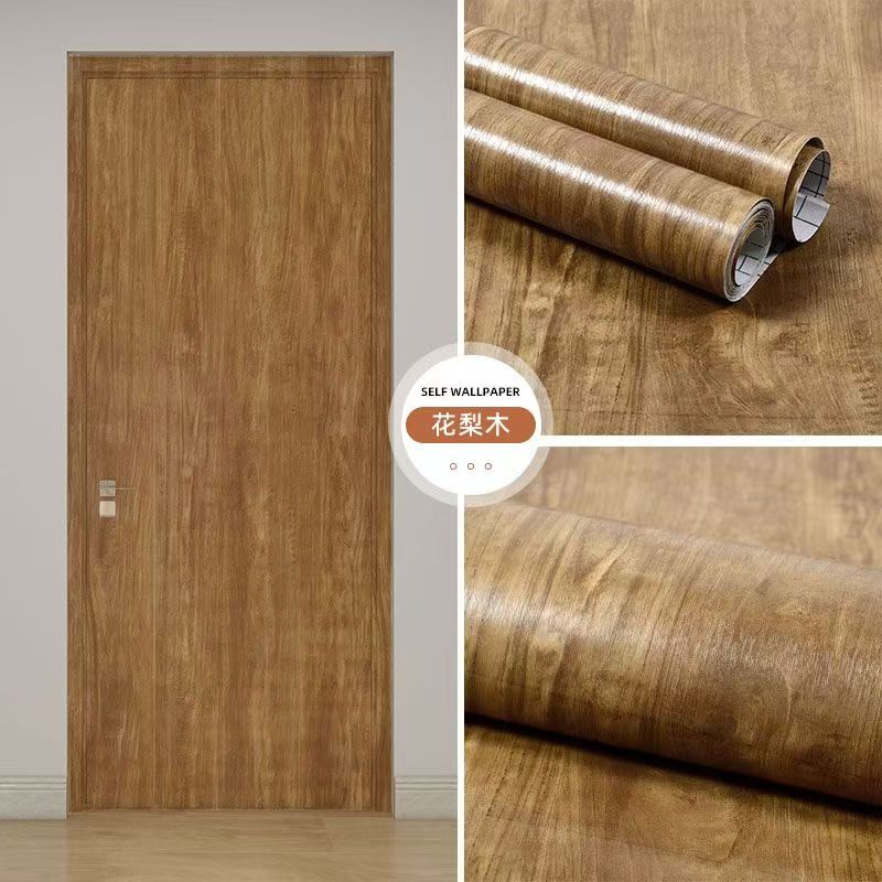 Waterproof Wood Vinyl Wallpaper Roll Self Adhesive Decor Contact Paper Doors Cabinet Desktop Modern Furniture Decorative Sticker
