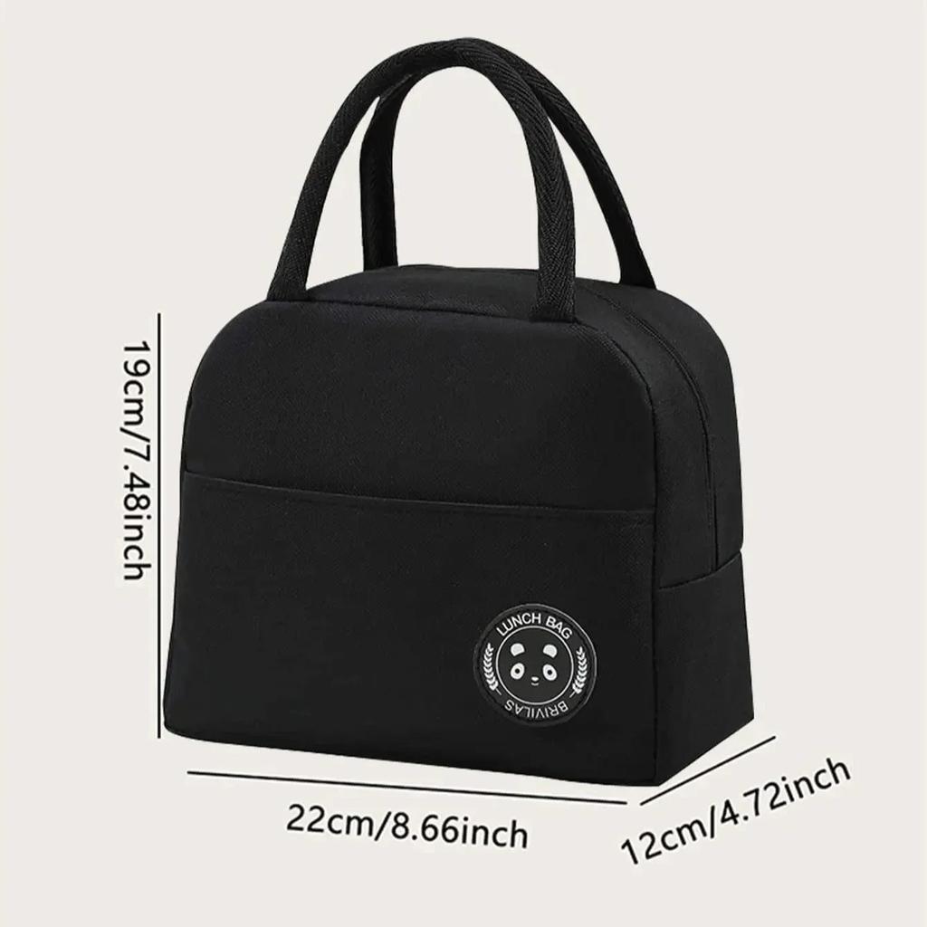 1pc-Portable Oxford Lunch Bags Fresh Cooler Pouch for Office Students Convenient Lunch Box Food Container Bag