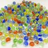 10/20pcs 25MM Petal Glass Marbles Catapult Marbles Colored Pattern Glass Beads Transparent Marble Balls Children's Toys