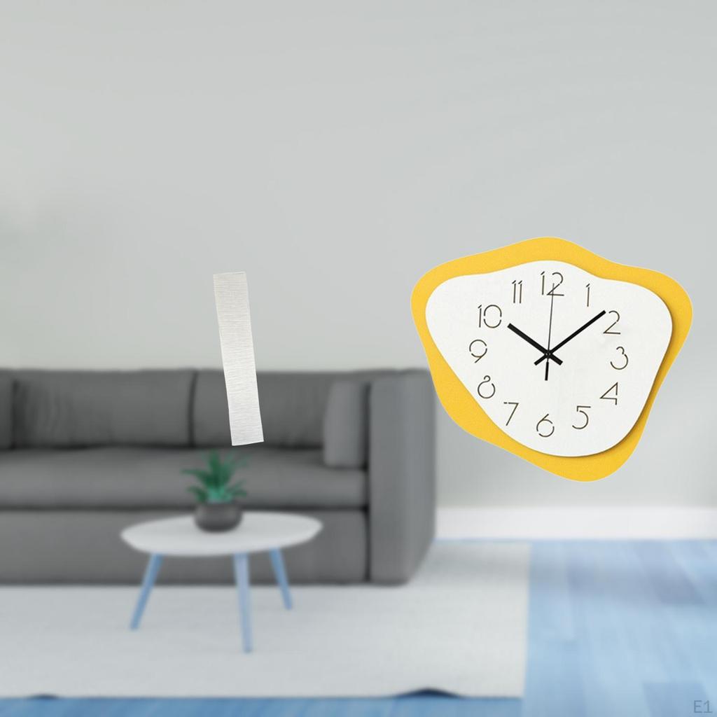 Living Room Paper Floor Lamp Shade And Modern Acrylic Wall Clock Hanging Timepiece for Office