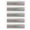 5Pcs Silver M8 Hex Coupling Nut Safe Practical Stainless Steel Coupling Nut Kit for Industrial