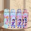 1PC Kpop Dancing Girl Group 750ml Color Plastic Sports Water Bottle Leakproof Flip Straw Lid Suitable for Sports Office Home Use