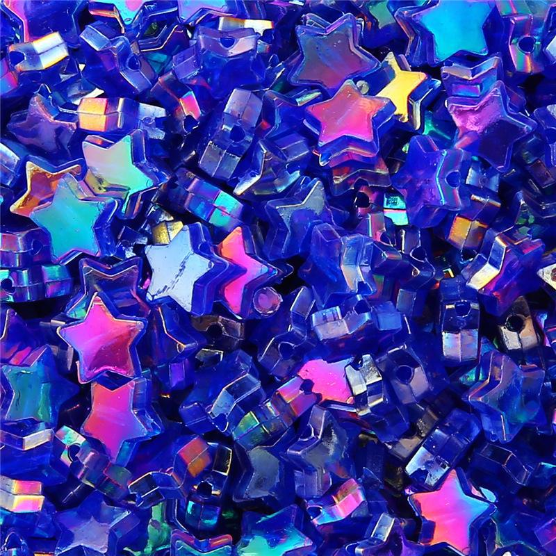 Handmade Transparent AB Star & Heart Beads: DIY Accessories