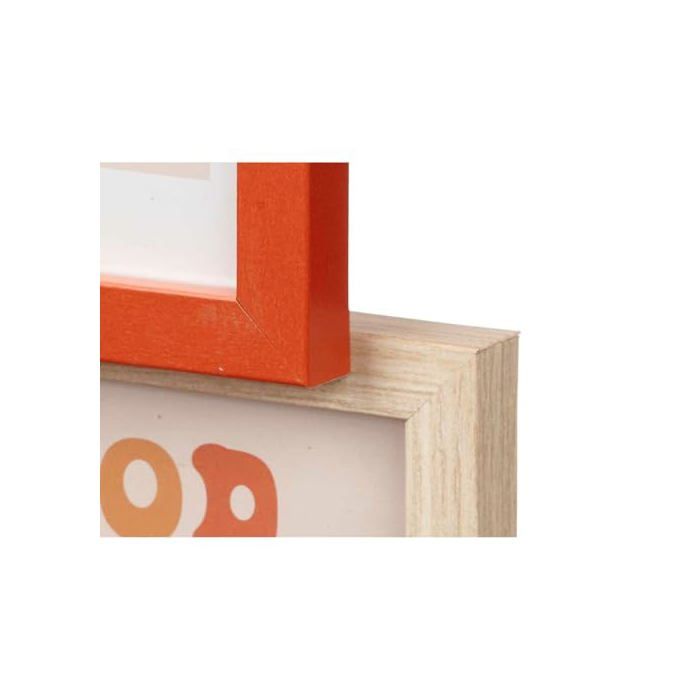 Cadre photo multicolore - Gift Decor - 411408B - Métal - Bois MDF - 6 pièces - 47.5x47.5x26.5 cm - 8.3 kg