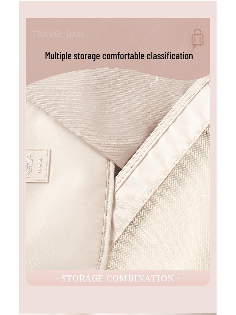 7-Piece Travel Storage Bag Set: Organize Toiletries, Cosmetics, Clothes, Shoes, and Luggage.