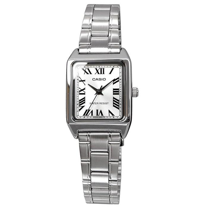 CASIO Standard LTP-V007D-7B Silber Damen-Quarz-Uhr