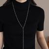 Zhang Xinyu Gypsophila Pearl Layered Clavicle Necklace - Luxurious, Long, Niche Style