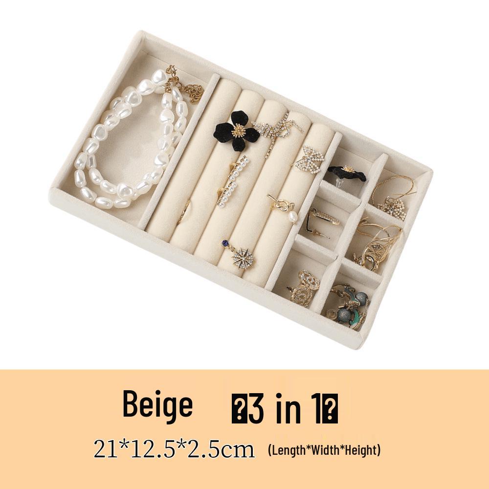 Velvet Jewelry Display Tray for Rings & Bracelets - Organizer & Storage Solution