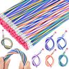 24 Pieces Soft Flexible Bendy Pencils with Erasers for School Stationary Equipment for Birthday Party Favours Fillers Back To School Funny Supplies