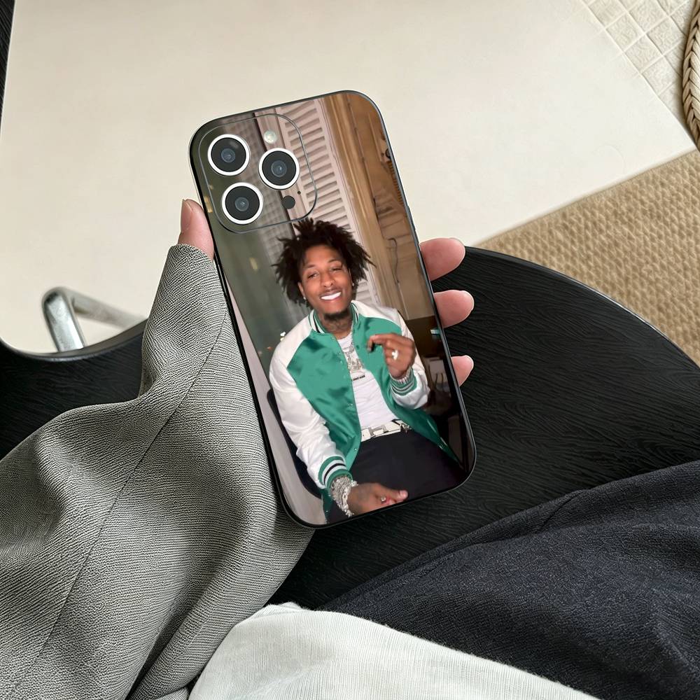 Rapper YoungBoy Never Broke Again Handyhülle Für iPhone 17, 16,15,14,13,12,11 Plus,Pro Max, Andere Weiche Schwarze Hülle