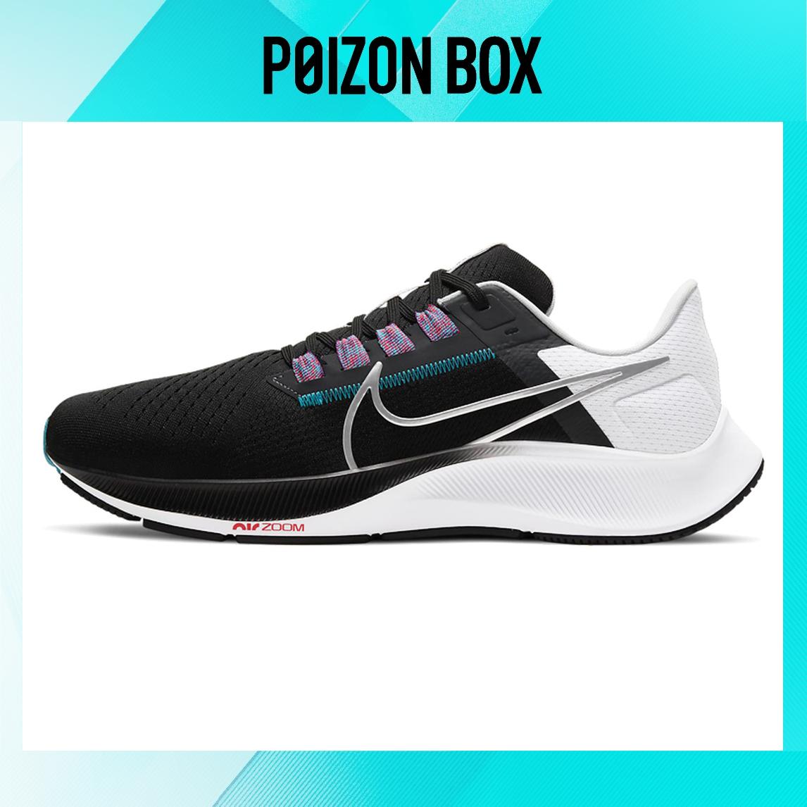 

кроссовки Nike Air Zoom Pegasus 38 Black White Chlorine Blue CW7356-003
