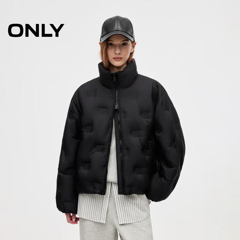 

ONLY Women s Lightweight Quilted Stand-Collar Down Jacket XL