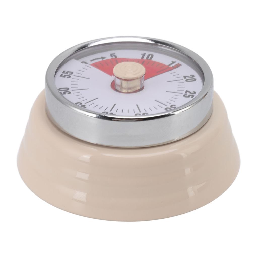 Magnetischer Runder Timer 60 Minuten Visueller Countdown-Timer für Lehrer Klassenzimmer Kinder Hausaufgaben Lesen Erwachsene Kochen Fitnessstudio