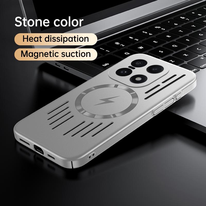 Atmungsaktive Kühlende Handyhülle für Oneplus 15 13T ACE5 1+15 ACE 5 3 Pro 12R 13S Netz-Wärmeableitung Magnetisch für Magsafe Abdeckung