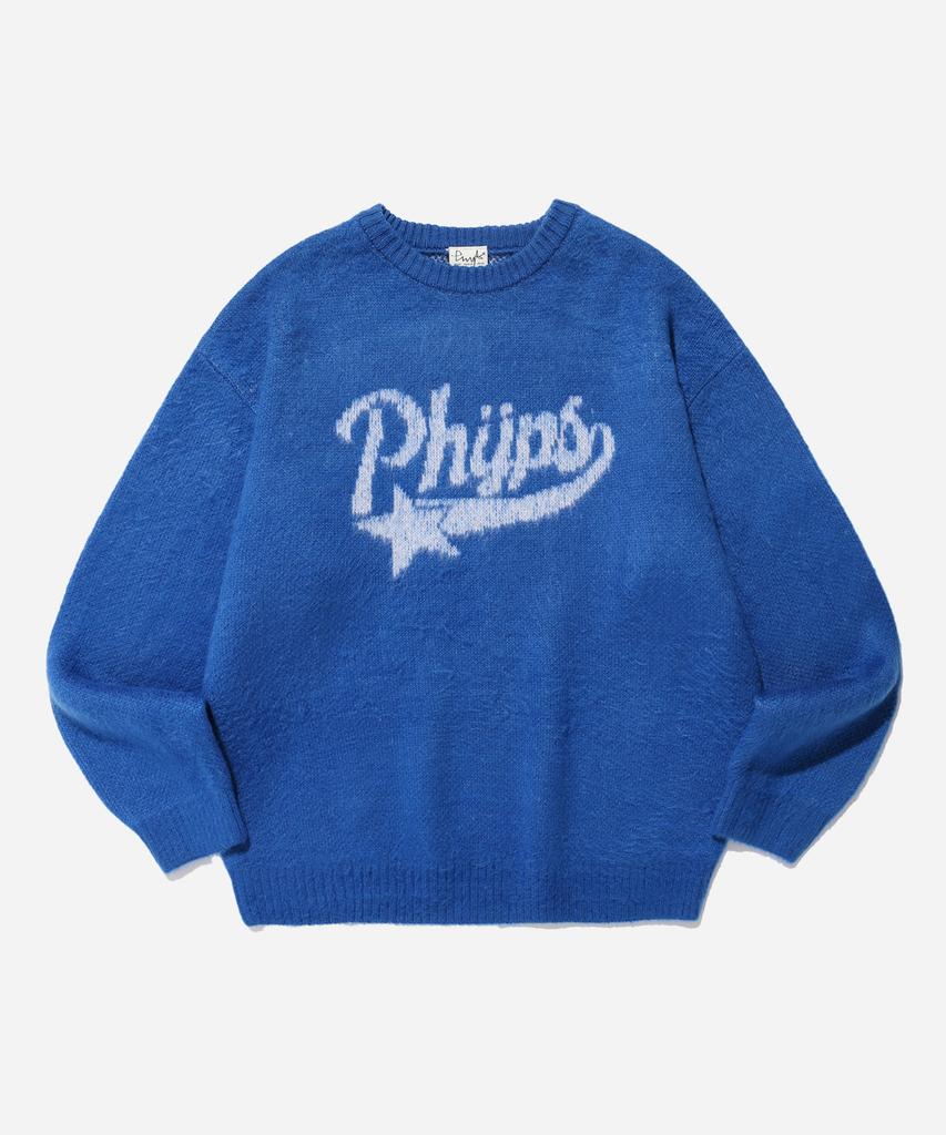 PHYSICAL DEPARTMENT Startail Brushed Knit_Blue