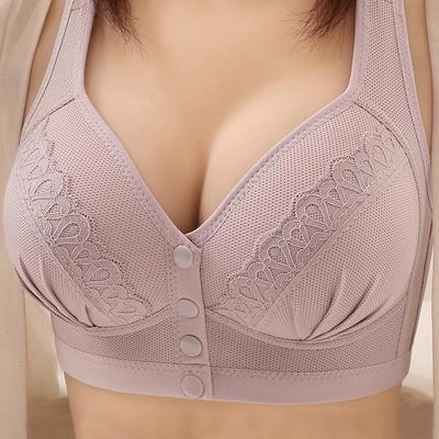 Beha met sluiting aan de voorkant voor vrouwen Push-up beha's Naadloze draadloze beha Grote maat bralette Sexy lingerie