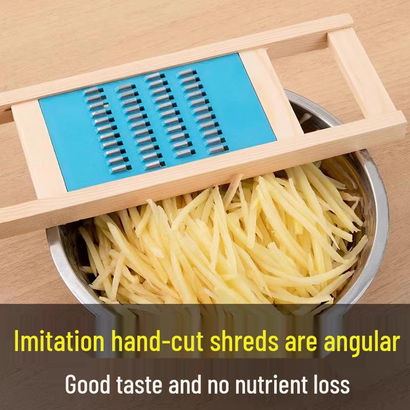 Safe & Multifunctional Vegetable Slicer: Kitchen Shredder & Grater for Radishes, Cucumbers, Cabbage, Potatoes
