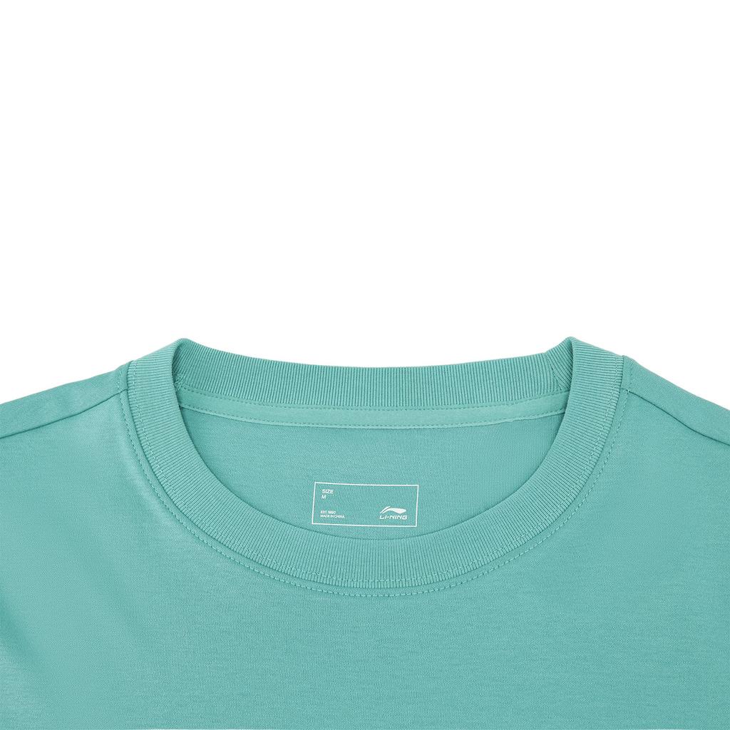 Li-Ning Round Neck Letter Print Logo T-Shirt Women tops ATSW276-9